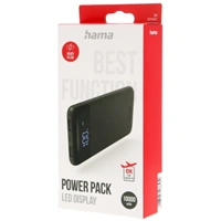 Hama LED10 powerbank, 10000 mAh, 2,1 A, 2 výstupy: 2x USB-A