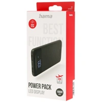 Hama LED10 powerbanka, 10000 mAh, 2,1 A, 2 vstupy: 2x USB-A