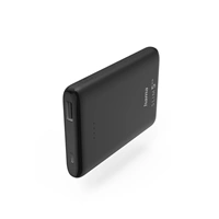 Hama SLIM 5HD, powerbanka, 5000 mAh, 1 A, výstup: USB-A, černá