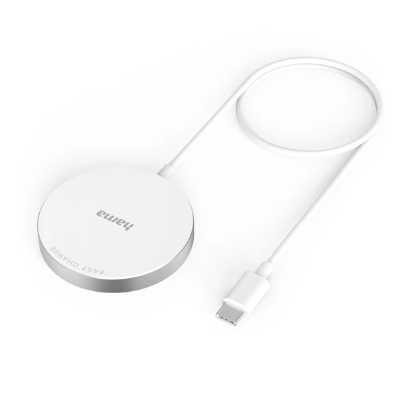 Hama bezdrátová nabíječka Qi MagCharge FC15, 15 W, MagSafe upevnění