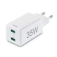 Hama rychlá USB nabíječka, 2x USB-C PD/QC, 35 W