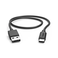 Hama kabel USB-C 2.0 typ A-C 0,5 m, černý