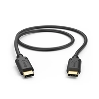 Hama kabel USB-C 2.0 typ C-C 0,5 m, černý