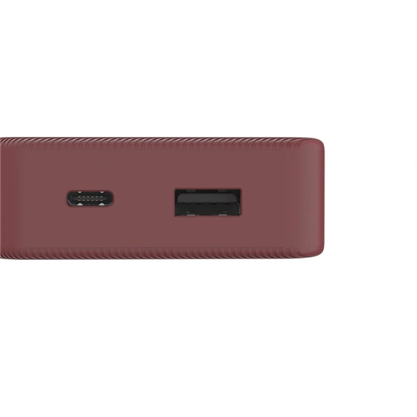 Hama Colour 10, powerbanka 10000 mAh, 3 A, výstup: USB-C, USB-A, červená