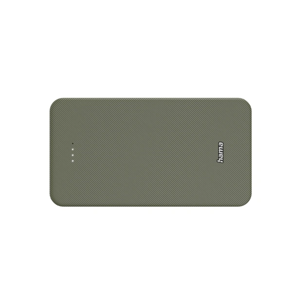 Hama Colour 20, powerbanka 20000 mAh, 3 A, výstup: USB-C, USB-A, zelená