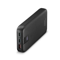 Hama PD 10 powerbanka, 10000 mAh, 3 výstupy: 1x USB-C, 2x USB-A, LED displej, PD, Qualcomm