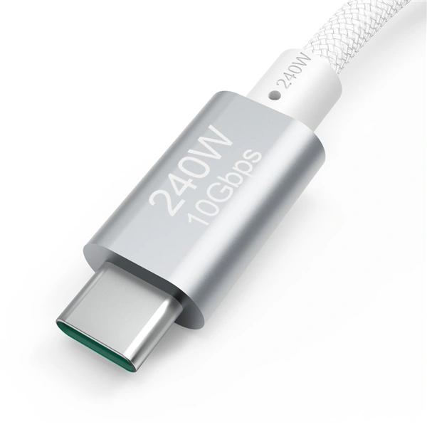 Hama USB-C 3.2 Gen2 kabel, 1,5 m, 10 Gb/s, 240 W, bílý