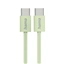 Hama USB-C 2.0 kabel Fabric, 1m, opletený, zelený