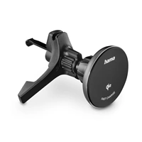 Hama držák do auta s bezdrátovou nabíječkou Qi2 15 W, magnetický