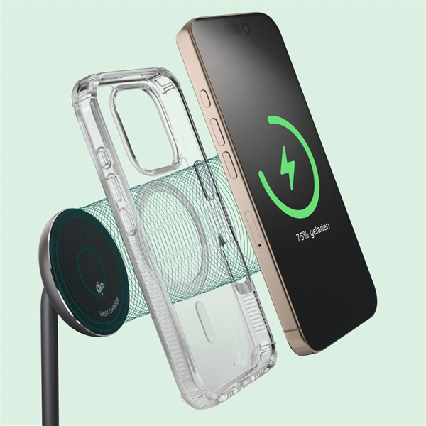 Hama bezdrátová nabíječka s držákem 2v1, Qi2 15 W, USB-C adaptér 45 W