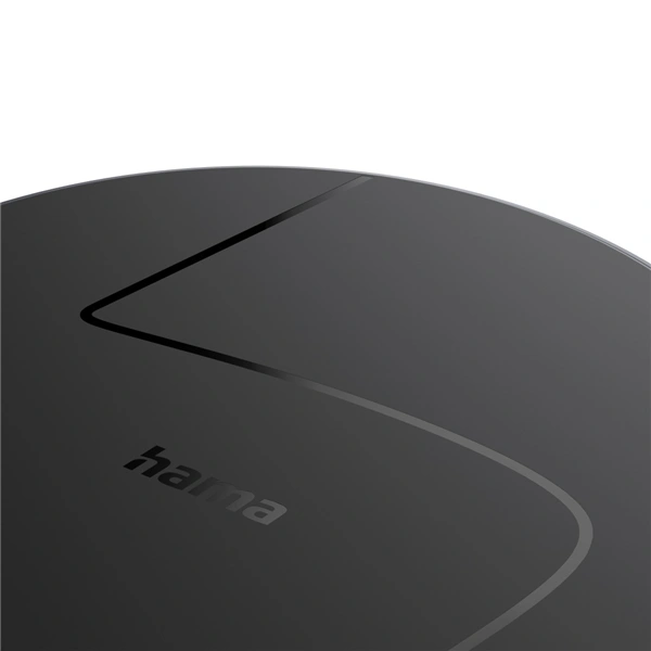 Hama bezdrátová nabíječka Qi 15 W, černá