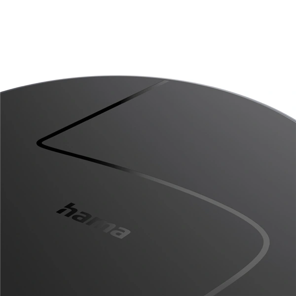 Hama bezdrátová nabíječka Qi 15 W, černá