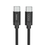 Hama USB-C 2.0 kabel Fabric, 3 m, 100 W, opletený