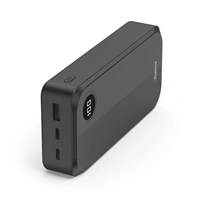 Hama powerbanka 20000 mAh, 3 A, 15 W, výstup: 2x USB-C, 1x USB-A, LED displej