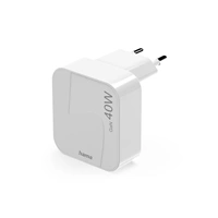 Hama rychlá USB nabíječka GaN, 2x USB-C PD/QC 40 W, skládací