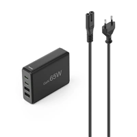 Hama USB nabíjecí stanice GaN, 2x USB-C PD, 2x USB-A QC, 65 W