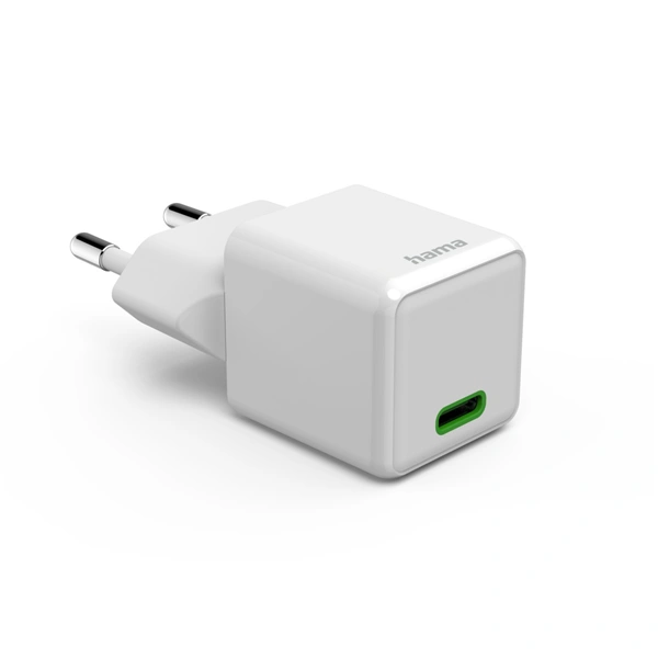 Hama rychlá USB nabíječka, USB-C PD/QC 25 W, super-mini