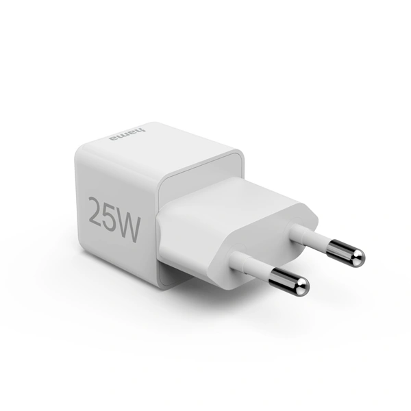 Hama rychlá USB nabíječka, USB-C PD/QC 25 W, super-mini