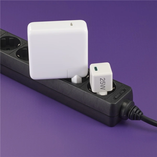 Hama rychlá USB nabíječka, USB-C PD/QC 25 W, super-mini