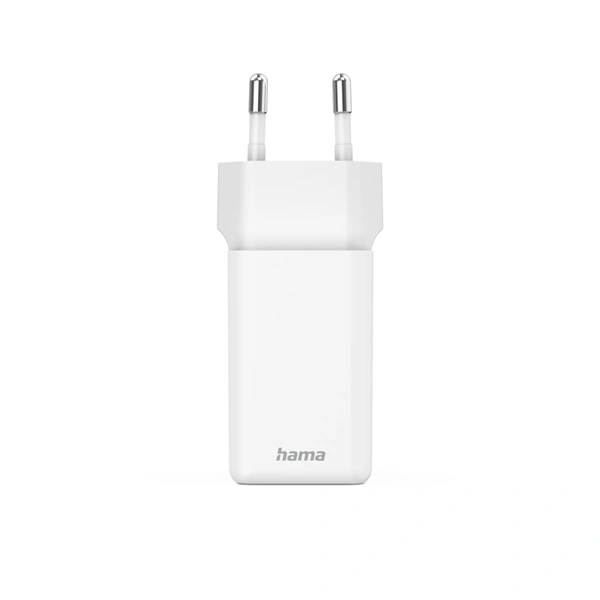 Hama rychlá USB nabíječka, 2x USB-C PD/QC, 40 W, super-mini
