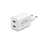 Hama rychlá USB nabíječka, 2x USB-C PD/QC, 40 W, super-mini