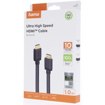 Hama HDMI kabel 8K Ultra High Speed 1 m