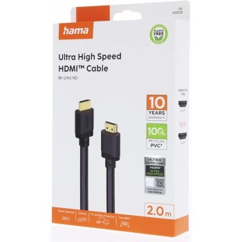 Hama HDMI kabel 8K Ultra High Speed 2 m