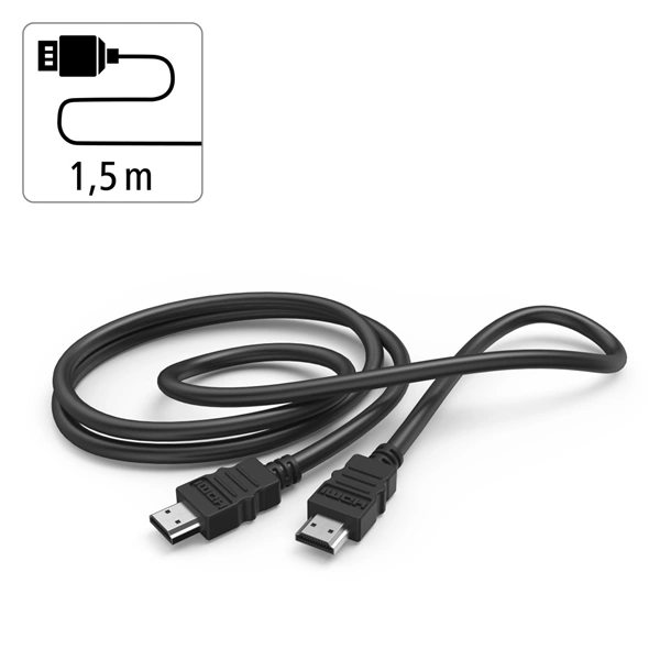 Hama HDMI kabel High Speed 1,5 m, nebalený