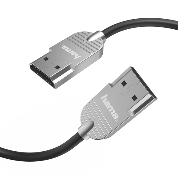 Hama HDMI kabel High Speed 4K 1 m, Ultra-Slim