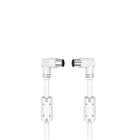 Hama anténní kabel 90 dB 3 m, kolmé konektory