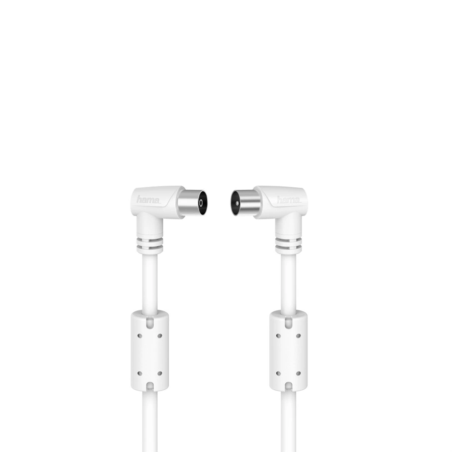 Hama anténní kabel 90 dB 5 m, kolmé konektory