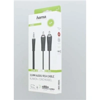 Hama audio kabel jack-2cinch, 3 m