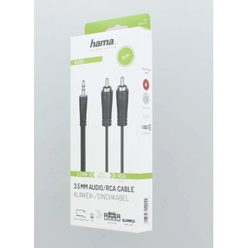 Hama audio kabel jack-2cinch, 3 m