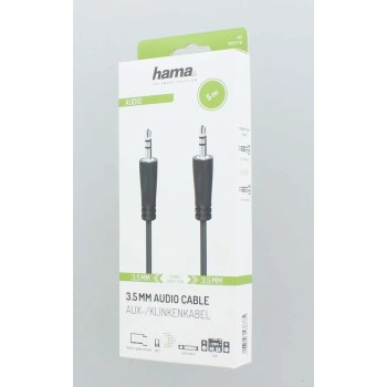Hama audio kabel jack 3,5 mm, 5 m