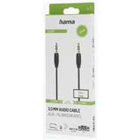 Hama audio kabel jack 3,5 mm, 1,5 m, slim