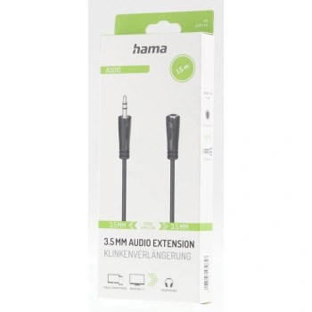 Hama prodlužovací audio kabel jack 3,5 mm, 1,5 m