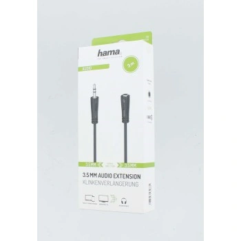 Hama prodlužovací audio kabel jack 3,5 mm, 3 m