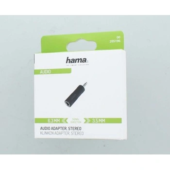 Hama redukce jack 6,3 mm na 3,5 mm vidlici, stereo