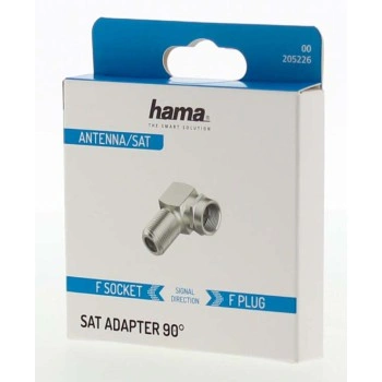 Hama redukce F-vidlice – F-zásuvka, pravoúhlá