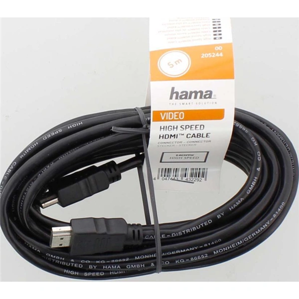 Hama HDMI kabel 5 m, nebalený