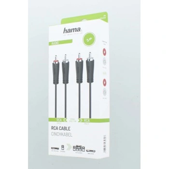 Hama audio kabel 2cinch 3 m stereo