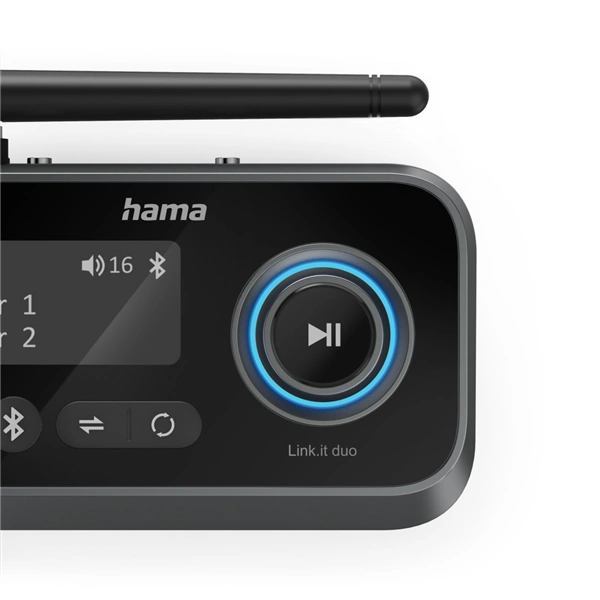 Hama Bluetooth audio adaptér Link.it duo, receiver/transmitter, analog+digital