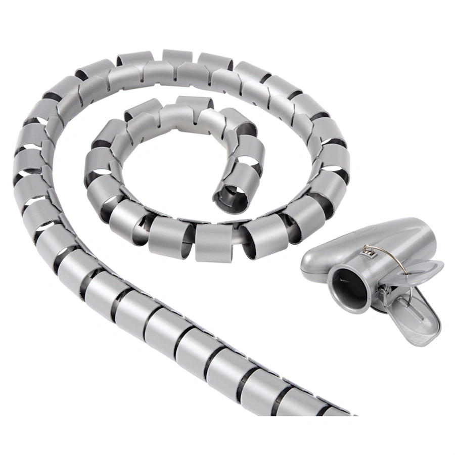 Hama cable Bundle Tube Easy Cover 25 mm, Silver 
