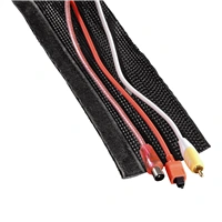 Hama cable Bundle - Cloth Tube Easy Flexwrap, 1.8 m, black