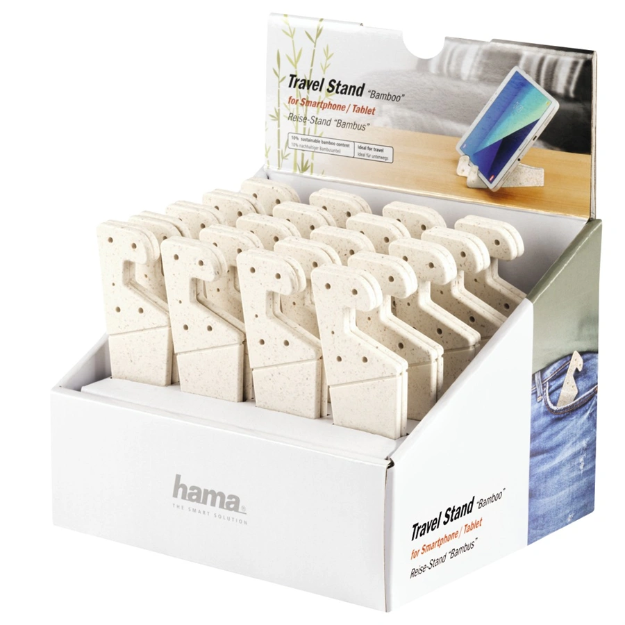 Hama Bamboo, stojan pro tablety/smartphony