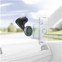 Hama MagLock, magnetick drk telefonu, s psavkou na eln sklo vozidla, kompatibiln s MagSafe
