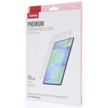 Hama Premium, ochranné sklo na displej pro Samsung Galaxy Tab S10 FE/S9 FE 10,9"/S9/S8/S7 11"