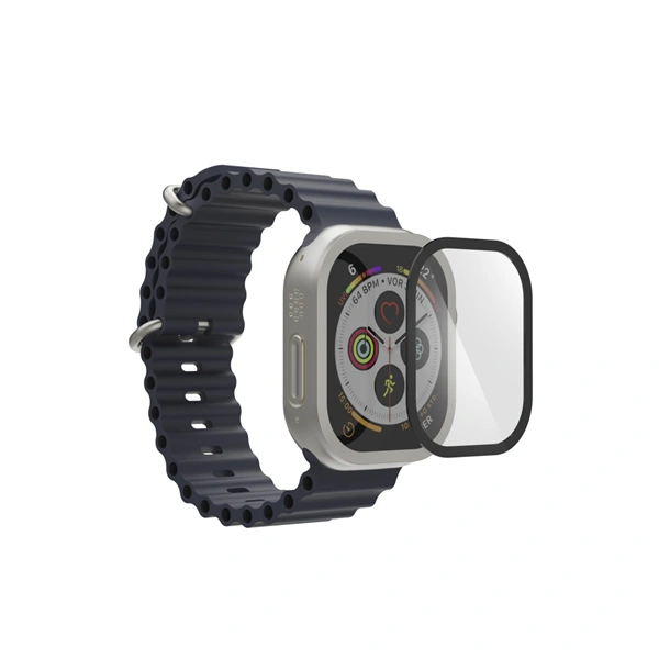 Hama Super Hybrid, ochrana displeje pro Apple Watch Ultra 3, 49 mm, D3O®, nerozbitná