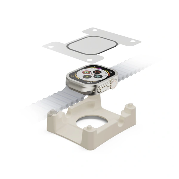 Hama Super Hybrid, ochrana displeje pro Apple Watch Ultra 3, 49 mm, D3O®, nerozbitná