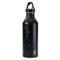 Lahev na pití z nerez oceli coocazoo 0,75 l, erná/modrá